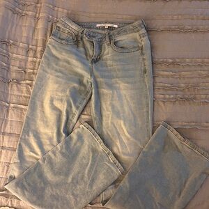 Celebrity Pink Women's Straight Leg Jeans in Light Blue